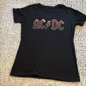 AC/DC Black Short Sleeve Tee